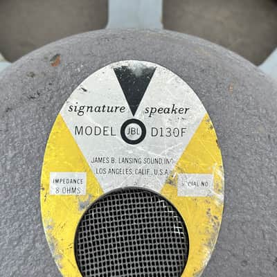 Vintage JBL D130F-6 16 Ohms Guitar Amp Amplifier Speaker image 7