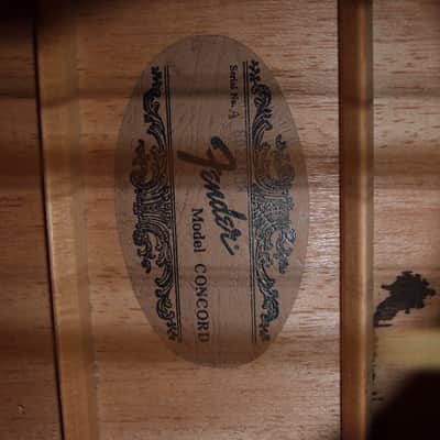 Vintage Fender Concord '80s Acoustic Guitar image 5