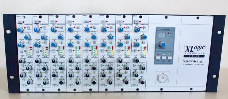 Solid State Logic X-Rack Loaded with 8 XR618 Dynamics Modules image 1
