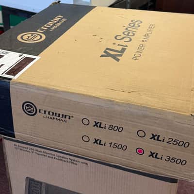 Crown XLI 3500 2-Channel 1350-Watt Power Amp 2010s - Black image 2