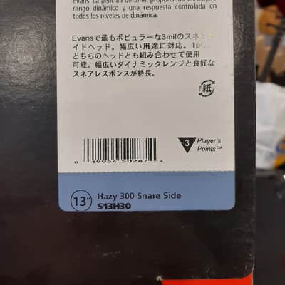 Evans Hazy 300 Snare Side S13H30 13" image 2