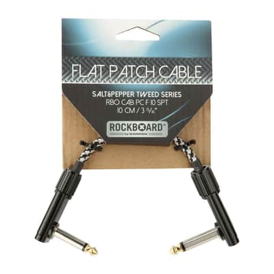 RockBoard Cable de Patch Flat Salt & Pepper Tweed - 10 cm image 5