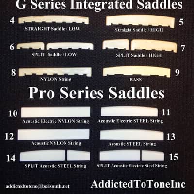 Takamine G Series TGP0756KS INTEGRATED STRAIGHT Saddle for CP100 pickup / OEM part / Saddle Only / TUSQ image 14