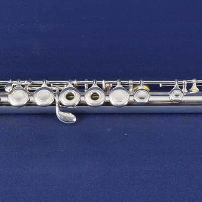 EF Dean Flutemakers 1895 Open-Hole Silver Flute w/ Case image 2