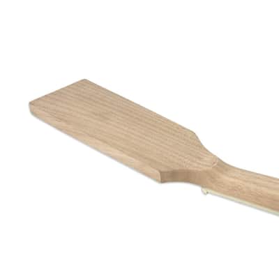 25.5" Electric Guitar Neck Mahogany Rosewood 22 Frets Jumbo Inlay Unfinished Bolt-On image 8