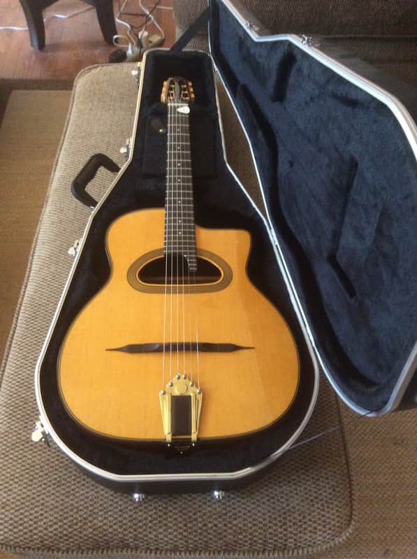 Gitane D-500 Selmer-Maccaferri style Gypsy Jazz  guitar with OHSC image 1