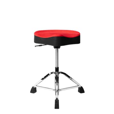 Gator Air Glide Drum Throne Saddle Seat, Red image 3