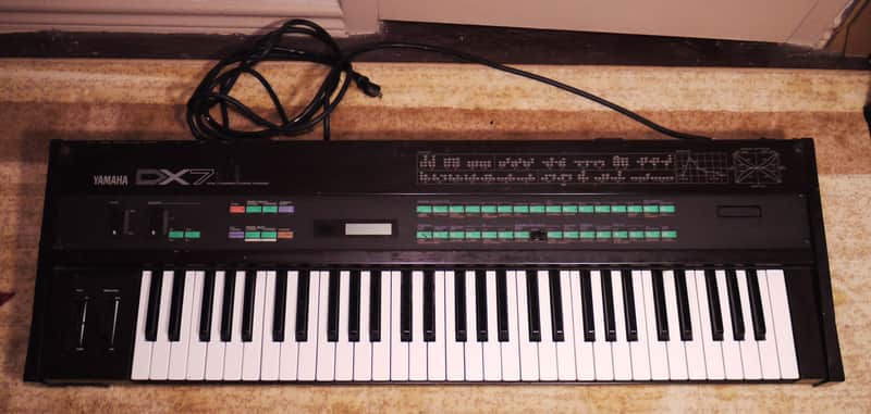 Yamaha DX7 Programmable Algorithm Synthesizer 1983 - 1987 - Black Bild 1