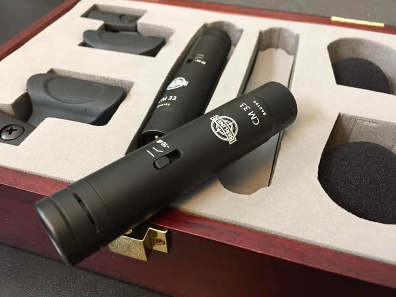 Pair of Berliner CM33 Small Diaphragm Condenser Mics image 1