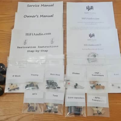 Kenwood KR-4140 restoration kit filter capacitor repair rebuild fix image 1