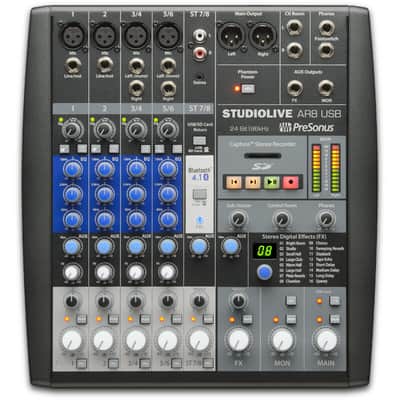 PreSonus StudioLive AR8 Hybrid Mixer Interface | Reverb