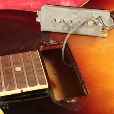 1960 Gibson ES-330 TD Sunburst CLEAN w/original Brown hardshell case image 24