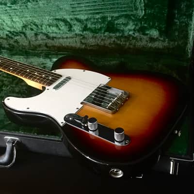 LEFTY! Vintage Fender Japan Custom Edition Tele Nitrocellulose Lacquer Sunburst Telecaster Collectors HSC 1 of 1! image 6