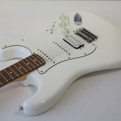 2022 Fender Player Stratocaster HSS Electric Guitar in Polar White image 7