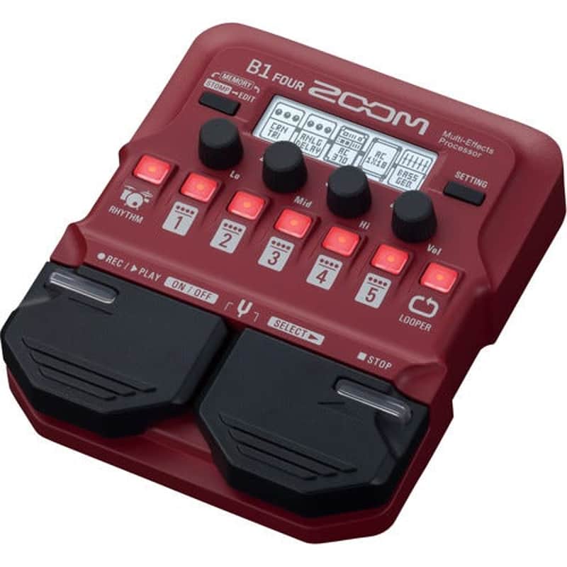 Zoom B1 FOUR Bass Multi-effects Processor image 1