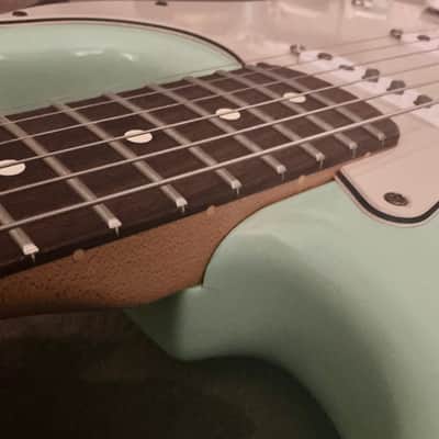 Fender Tom Delonge Strat (Modded with Texas Specials 2010’s - Surf Green image 11