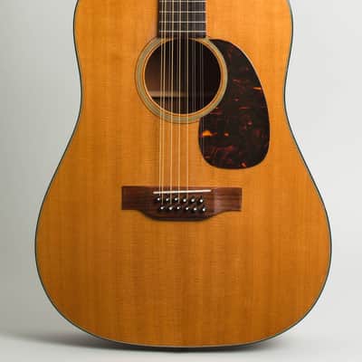 C. F. Martin  D-12-20 12 String Flat Top Acoustic Guitar (1966), ser. #208963, original black chipboard case. image 3