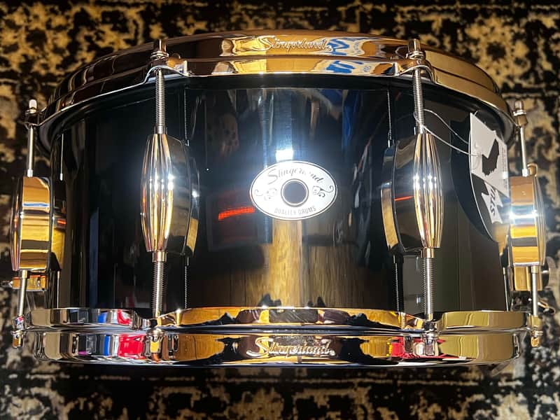 Slingerland 6.5" x 14" Studio King Snare Drum - Del Norte Black Lacquer image 1