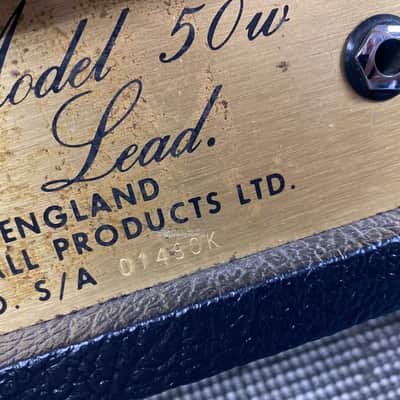 1978 Marshall JMP Master Model 50 W MK 2 Lead image 15