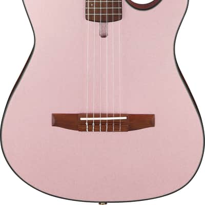 Ibanez FRH10N Acoustic Electric Nylon Guitar Rose Gold Metallic image 3