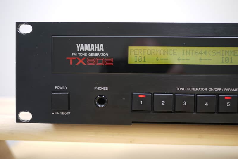 Yamaha TX802 FM Tone Generator 1986 - Black image 1