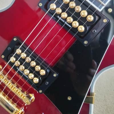 Edwards ESP - 2025 - Extremely Limited - Cherry - Custom Pickups - Grover Locking Tuners - Upgraded Everything - TKL Hardshell Case - Excellent Condition - Fast FREE Shipping - Final Price Drop! image 2