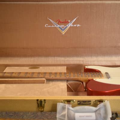 Mint Fender Custom Shop '57 Telecaster Journeyman Relic - Aged Candy Tangerine image 13