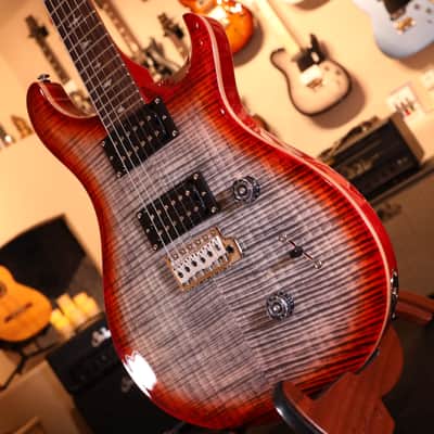 PRS SE Custom 24 - Charcoal Cherry Burst 2509 image 6