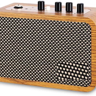Guitar Amp 10W Mini Guitar Amplifier with Clean/Drive Channel Portable Electric Guitars Amp with Headphone Jack USB-C Rechargeable Wireless Amps for Indoor Practice,Live Streaming,Traveling image 1