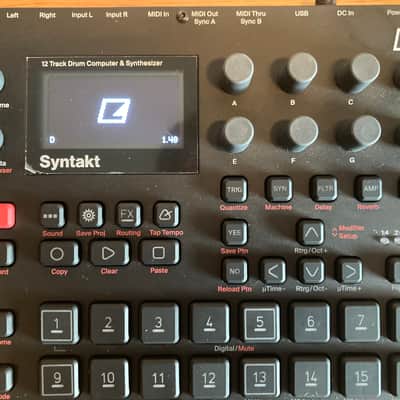 Elektron Syntakt 12 Track Drum Computer & Synthesizer 2022- Present - Black image 11