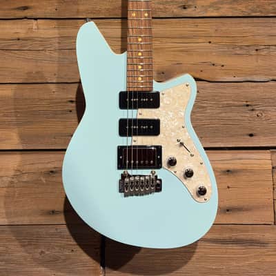 Reverend Six Gun HPP with Rosewood Fretboard 2021 - Present - Chronic Blue with Black Pickups image 2