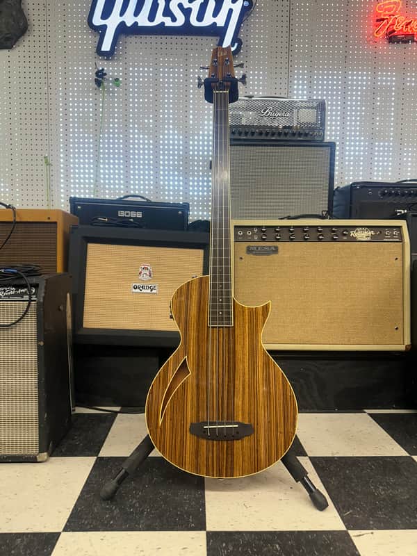 ESP LTD TL-4Z Fretless Hollowbody 2017 - 2018 - Natural Gloss image 1