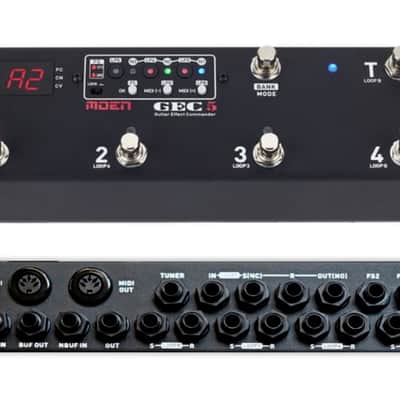 MOEN GEC-5 MIDI Guitar Pedal FX Switcher - 5 Loop Foot Controller Routing System NEW Release! image 16