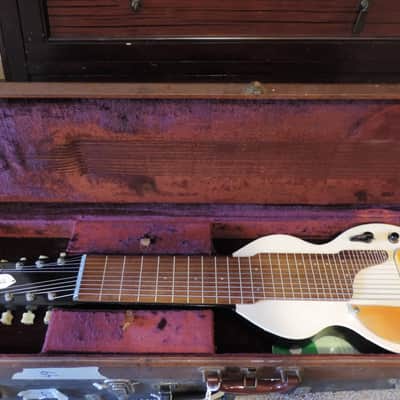 Eddie Alkire 10 string E-harp lapsteel (by Epiphone) c. 1948 image 1