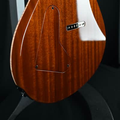 PRS Private Stock #12058 Custom 24 Raspberry Lemon Stripe w/ Reverse Chevron Flame Maple Top image 16