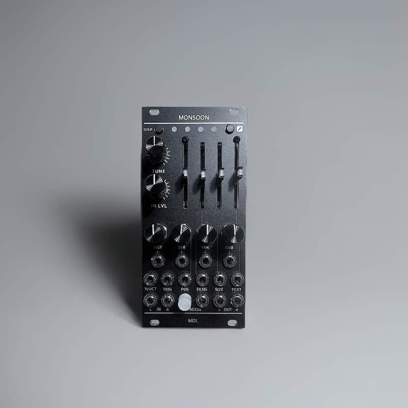 MDL Music Monsoon - Black Anodized Panel (12hp Clouds with extra control) image 1