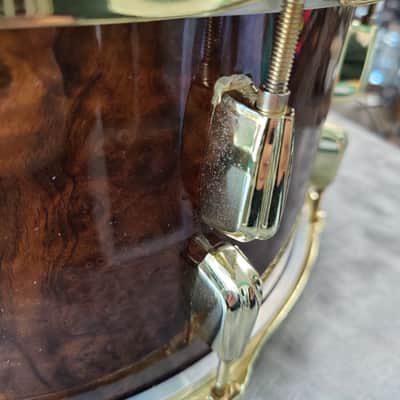 Used Stone Custom Drums 6.5x14" Mahogany image 12