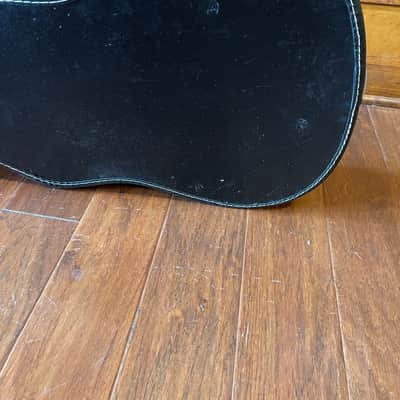 Vintage Gibson Chip Board Case Black with Red Interior image 11
