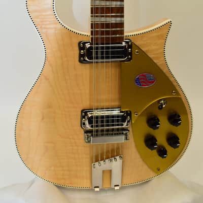 2026 Rickenbacker 660/12 12-String Electric Guitar, MapleGlo w/ Case image 3