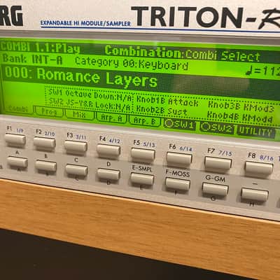 KORG　　TRITON　rack　　PERFECTLY　WORKING image 3