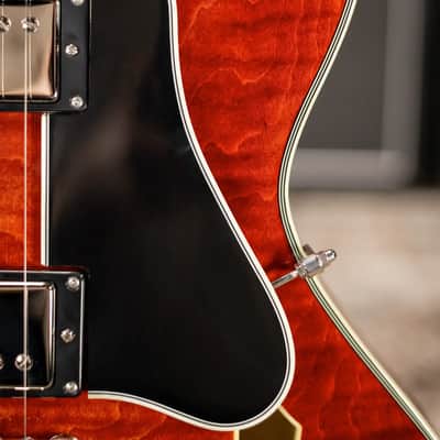 Eastman T486 Thinline Semi-Hollow Electric Guitar - Classic with Hardshell Case image 10