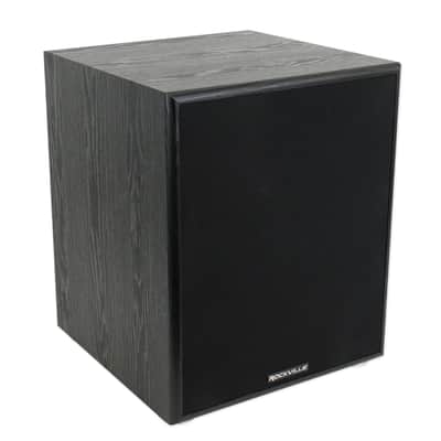 Rockville Rock Shaker 12" Inch Black 800w Powered Home Theater Subwoofer Sub image 4