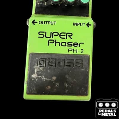 Boss PH-2 Super Phaser (Silver or Black Label) 1988 - 2000 - Green - X17885 image 1