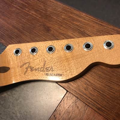 Musikraft Quarter sawn 1-piece maple T-style neck never installed - Light lacquer image 2
