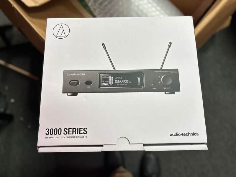 Audio-Technica 3000 Series UHF Wireless System - Black image 1