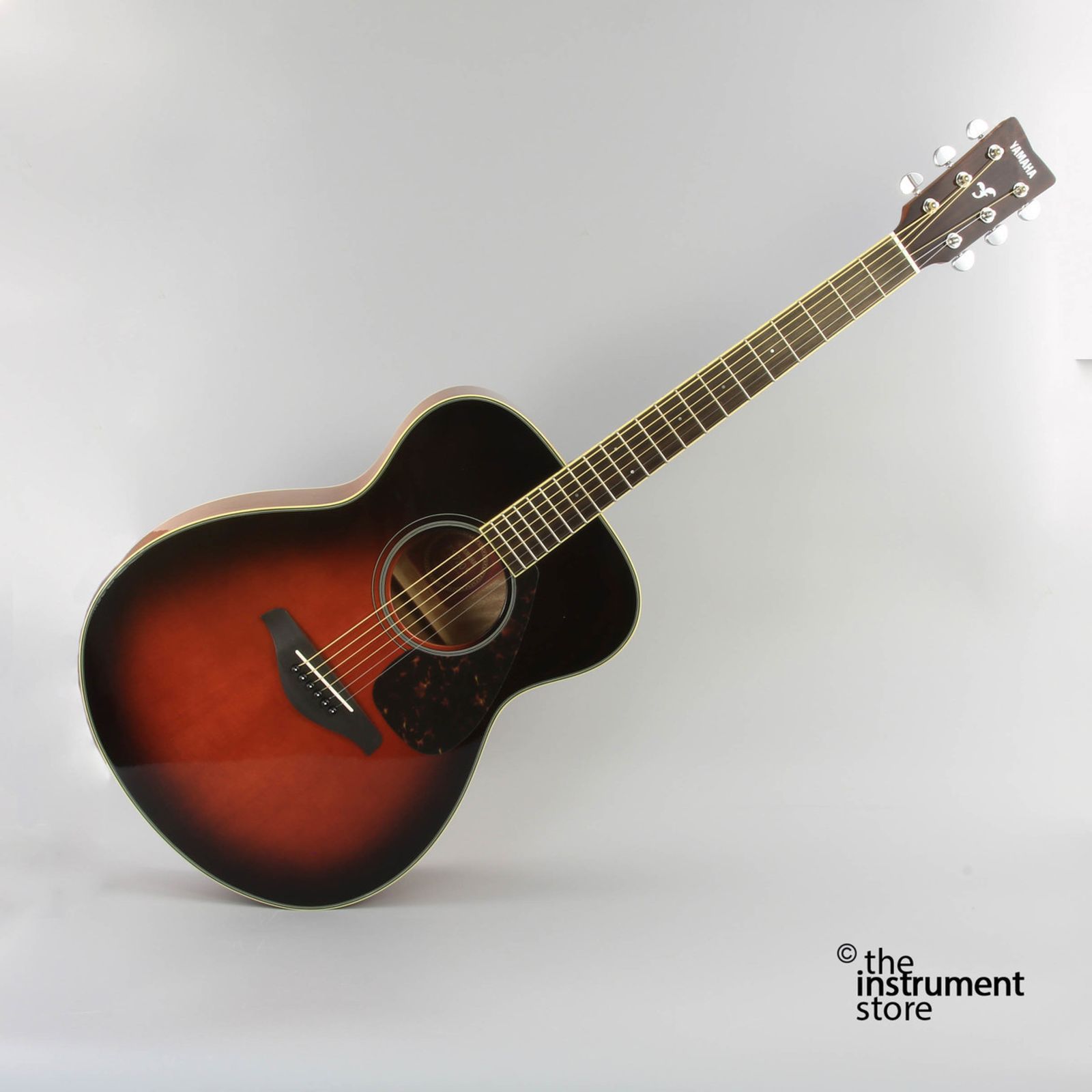 Yamaha FS720S-TBS Solid Spruce Top Folk Acoustic Guitar Tobacco