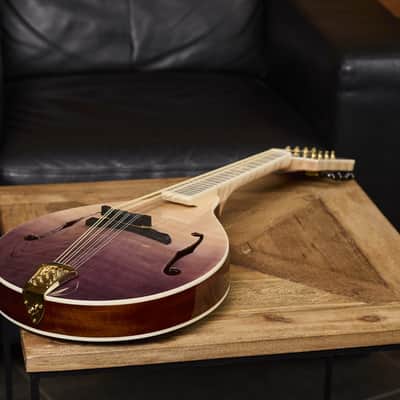 Ortega RMA200PF Americana Series A-Style Mandolin + Croco Leather Case image 9