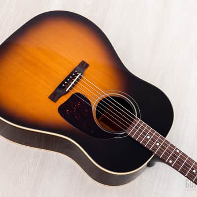 1995 Gibson J-45 Banner Logo Vintage Spec Dreadnought Acoustic Guitar Sunburst, Near-Mint w/ Case, Yamano image 10