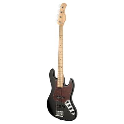 Sadowsky MetroExpress 21-Fret Vintage J/J 4-String Bass, Maple, Solid Black image 2