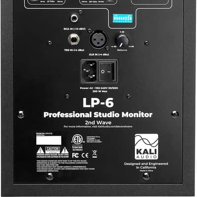 Kali Audio LP-6 V2 6.5" Powered Studio Monitor, Black image 3